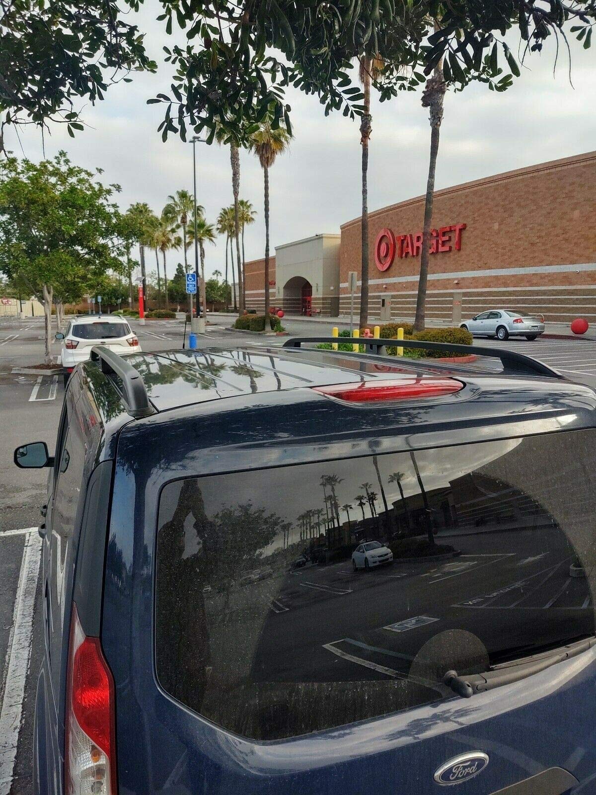 2014-2023 Ford Transit Tourneo Connect LWB Black Roof Rails | Heavy Duty Aluminum Cross Bars | Perfect for Cargo Carriers, Bike Racks & Outdoor Adventures