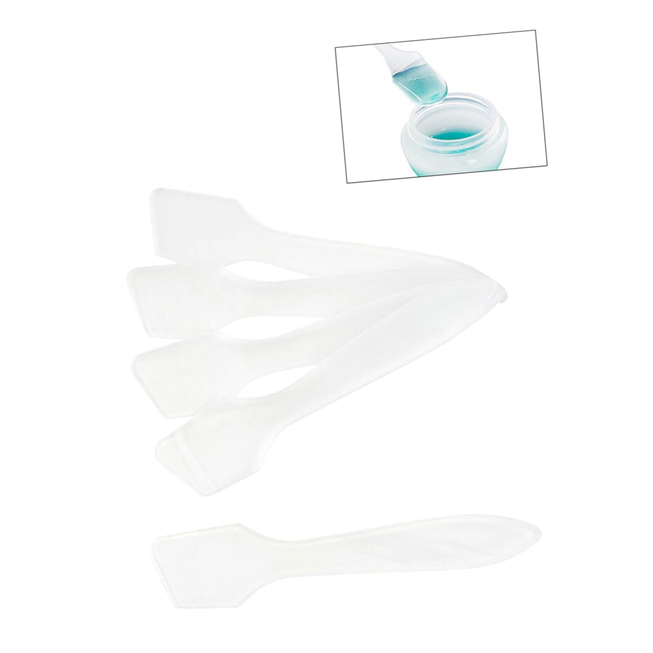 50pcs Stainless Steel Face Spatula Set - Professional Makeup Cream Spatula for Cosmetic Mixing & Foundation Application - Perfect for Salon, Spa & DIY Beauty Kits