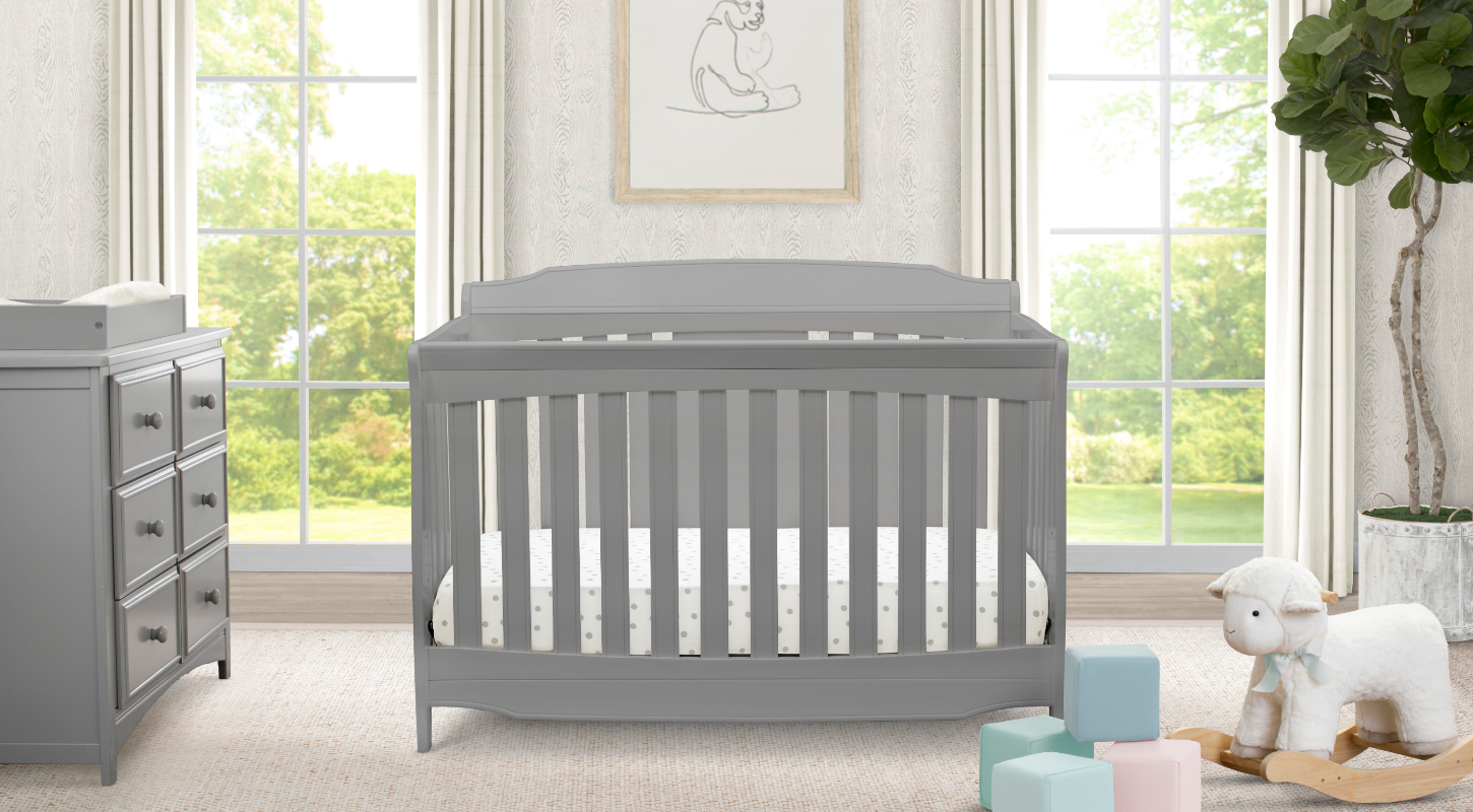 Westminster 6-in-1 Convertible Baby Crib - Toddler Bed & Daybed with Adjustable Mattress Height | Nursery Furniture for Boys & Girls | Perfect for Small Spaces & Growing Families