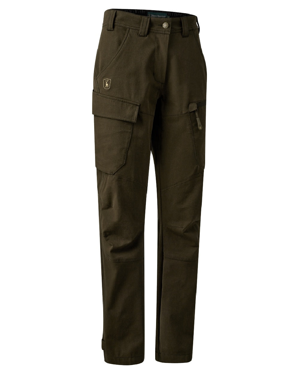 Deerhunter Women's Sarek Full Stretch Outdoor Hiking Pants - Lightweight Water-Resistant Trekking Trousers for Hiking, Camping & Travel Adventures