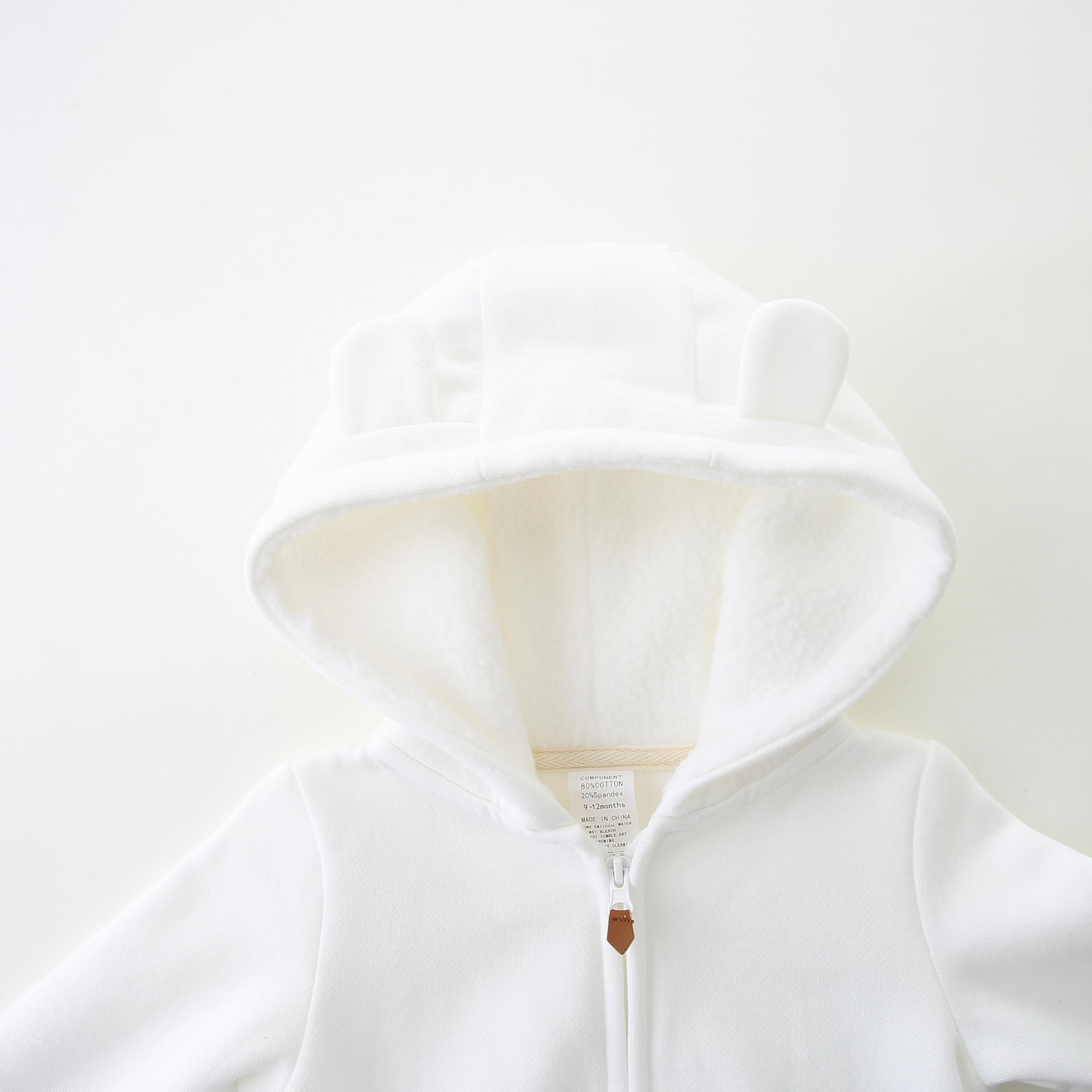 Adorable Baby Hooded Zip Coat for Girls & Boys - Warm Fall & Spring Outerwear Jacket (3-24 Months) - Perfect for Playdates, Park Outings & Family Walks