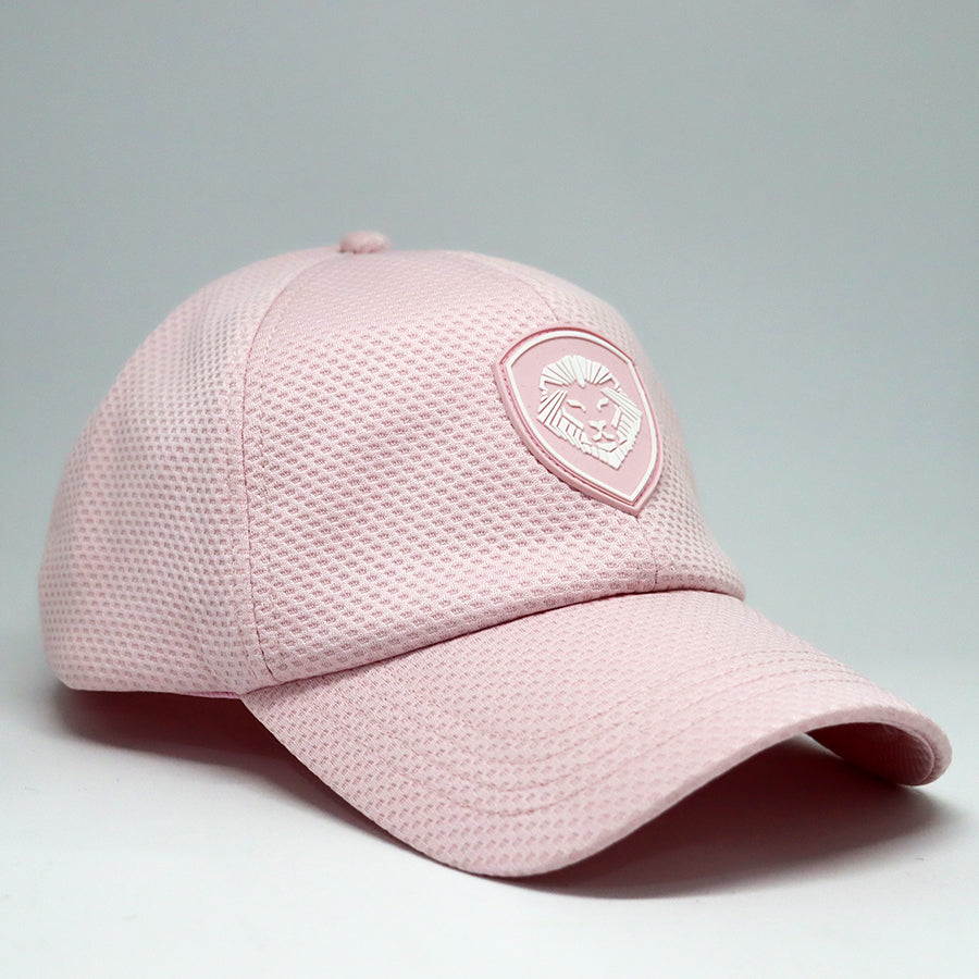 VT Shield Future Looks Bright Powder Pink Velcro Performance Hat - Adjustable Baseball Cap for Running, Golf, Outdoor Sports & Casual Wear