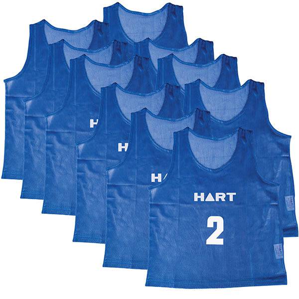 HART Soccer Training Bibs Set - 12 Pack Reversible Practice Vests for Soccer Drills, Games & Team Sports - Ideal for Youth, Adults & Coaches - Perfect for Training Sessions, Scrimmages & Tournaments