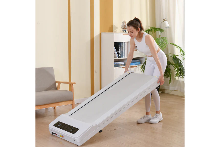 LifeSpan TX6 GlowUp Under Desk Treadmill - Compact Walking Machine for Home & Office Use - Stay Active While Working or Relaxing
