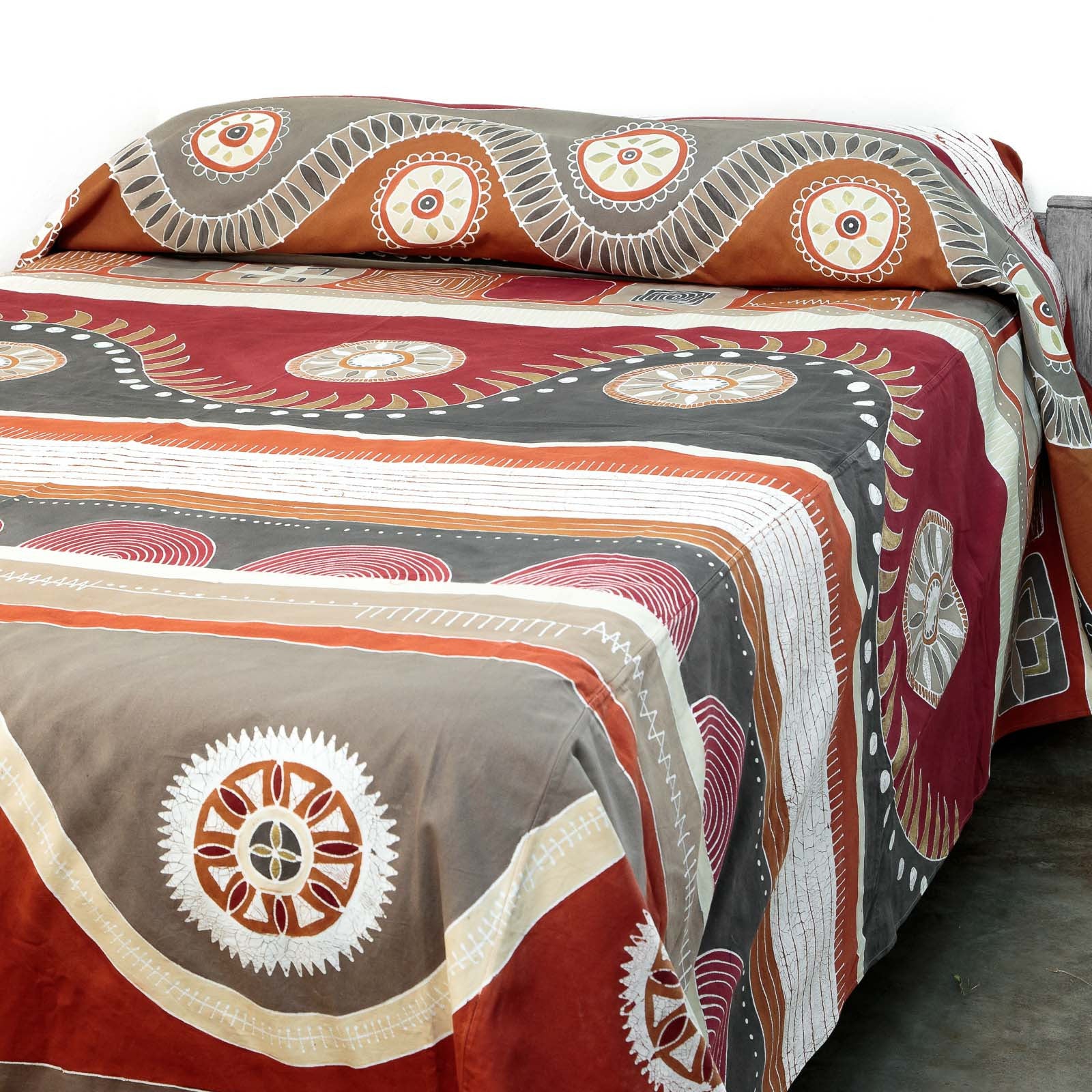 Premium Mali Sienna Bed Covers - Soft & Breathable Queen Size Bedding Set - Perfect for Master Bedroom, Guest Room & Cozy Home Decor