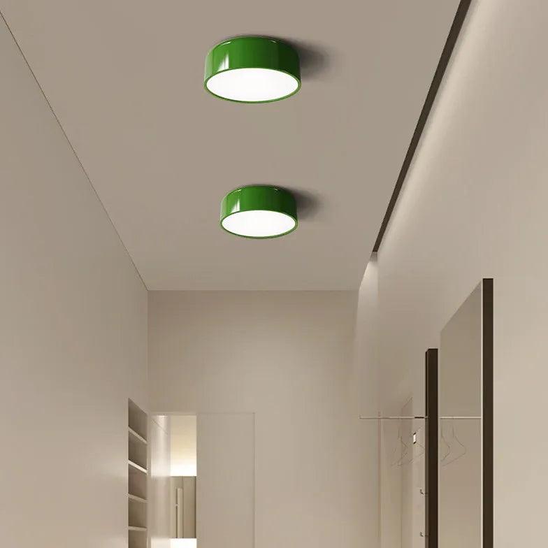Modern Round LED Flush Mount Ceiling Light Fixture - Energy Efficient, Dimmable, for Bedroom, Living Room, Kitchen & Hallway Lighting