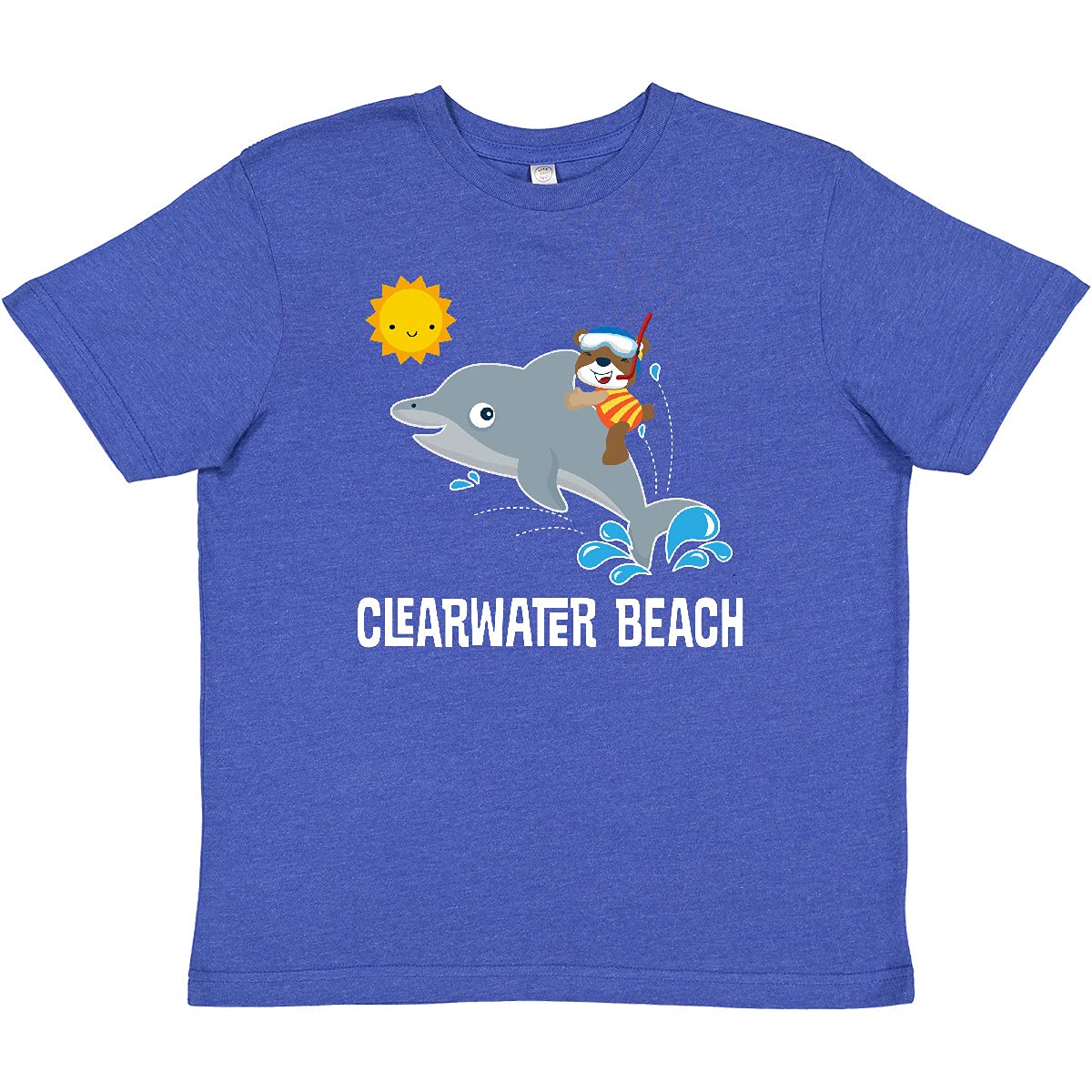 Clearwater Beach Florida Vacation Youth T-Shirt - Soft Cotton Tee for Kids & Teens - Perfect for Beach Trips, Family Vacations & Summer Outfits