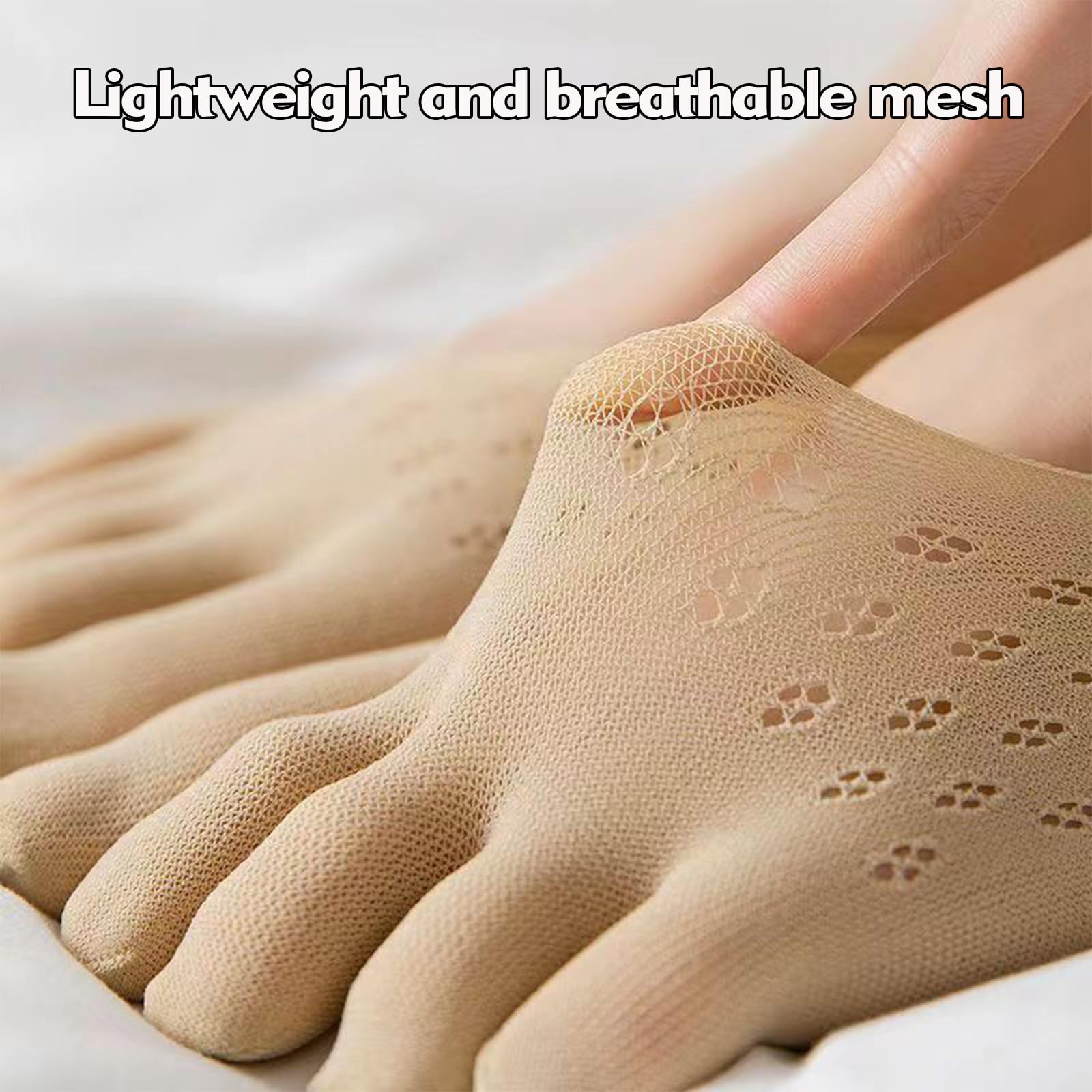 PLATEYTR 10 Pairs Women's Toe Socks - Breathable Yoga Toe Separator Socks for Yoga, Running, Sports & Pilates | Perfect for Barefoot Workouts, Post-Workout Recovery & Toe Alignment Therapy