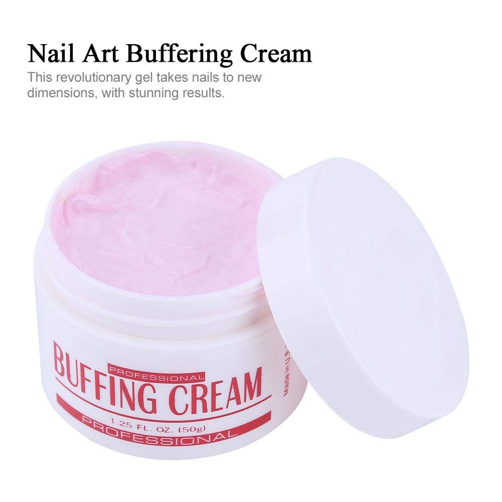 3 Pcs Nail Art Kit - Buffing Cream, Nail Brush Polish & Polishing Strips for Professional Manicure Pedicure | Salon-Grade Nail Care Tools for Home & Spa Use | Perfect for DIY Nail Art & Nail Polish Application