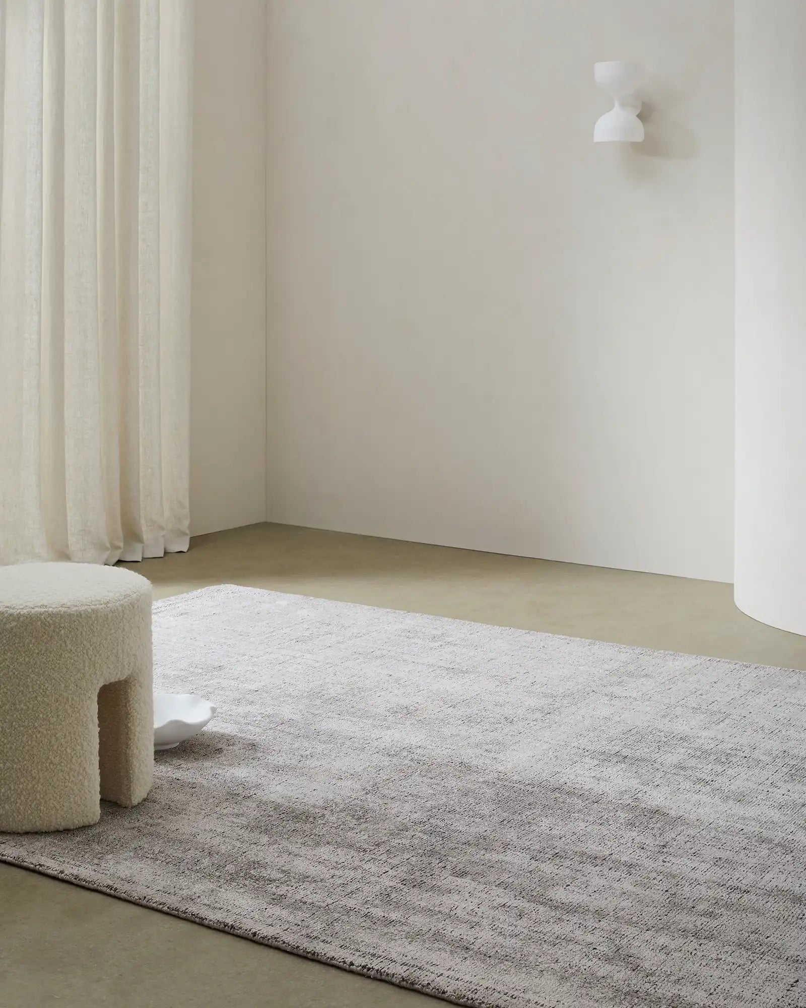 Matisse Shale Area Rug - Soft & Durable Handmade Moroccan Rug for Living Room, Bedroom, or Office Decor