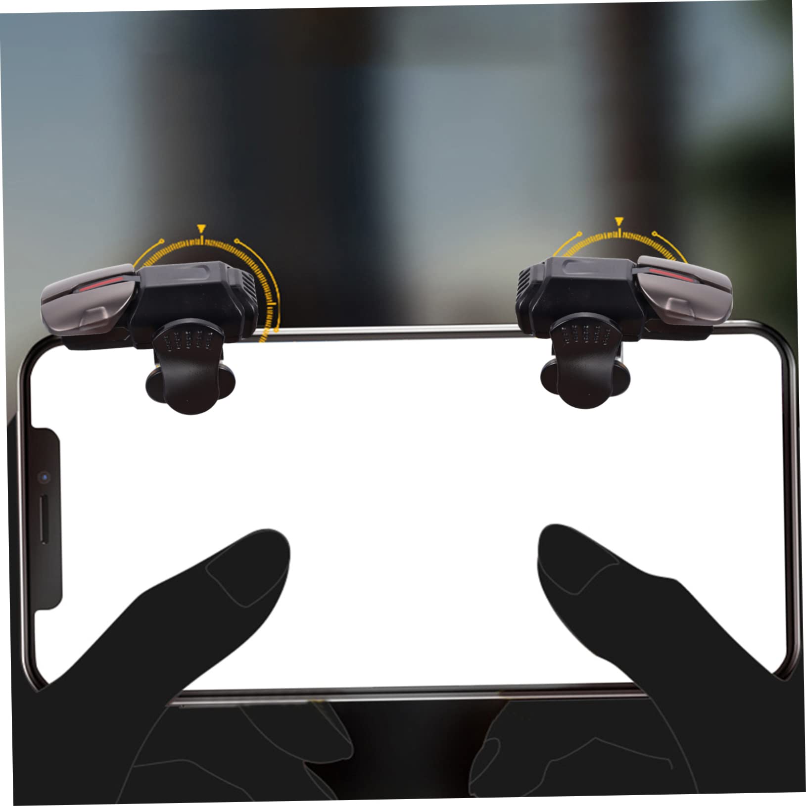 1 Pair Lightweight Game Controller Triggers - Enhanced Grip & Precision for Professional Gaming - Perfect for PS5, Xbox, PC Gaming & Esports Tournaments