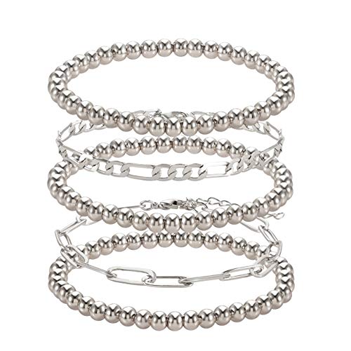 silver bracelet set