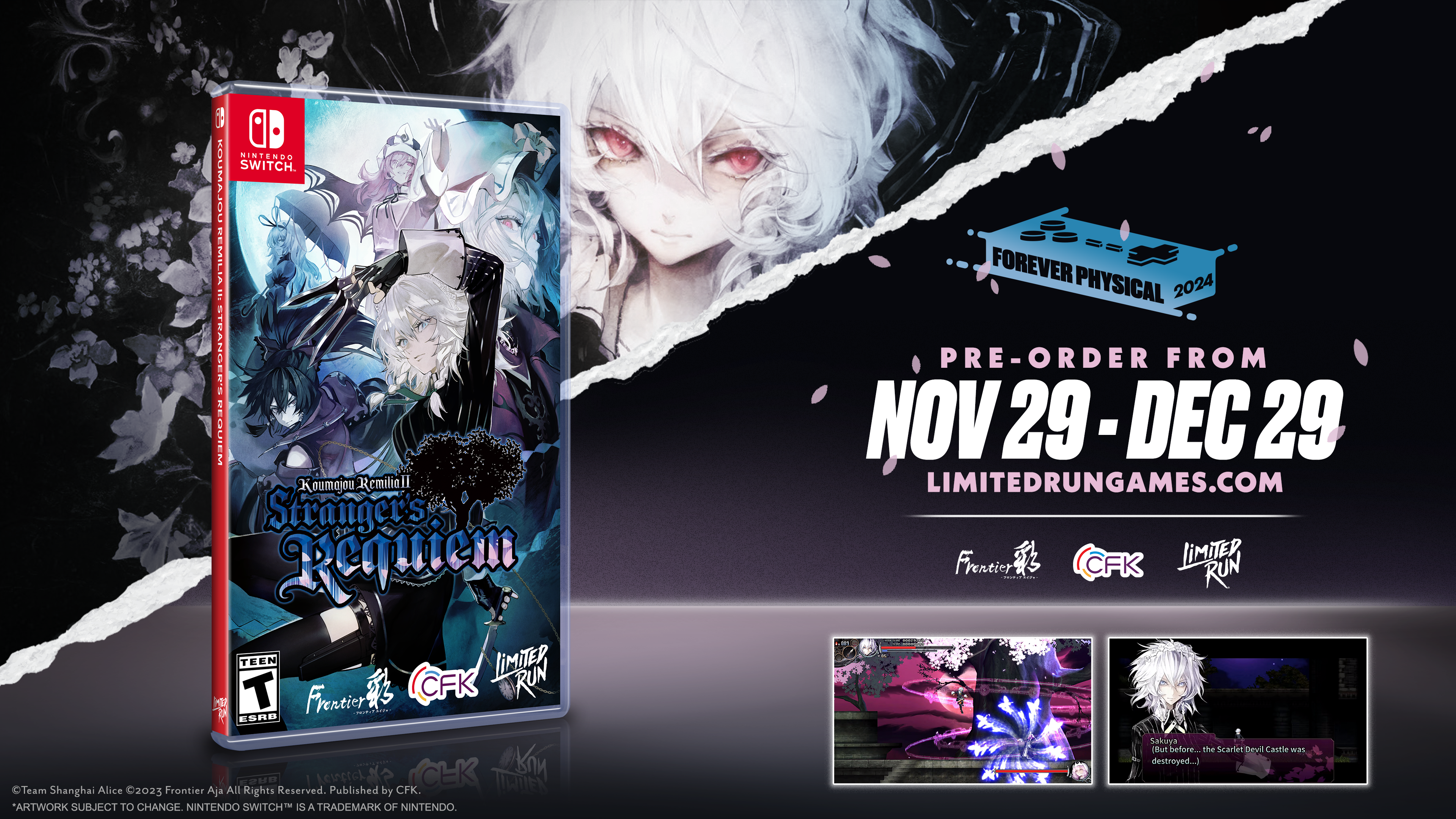 Limited Run #267: Koumajou Remilia II: Stranger's Requiem - Nintendo Switch Game - Collector's Edition for Anime & Gothic Horror Fans - Perfect for Gaming Nights & Collector's Displays
