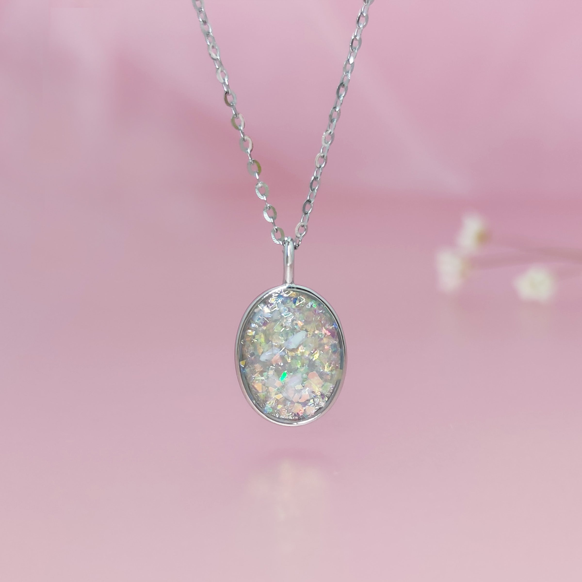 Love Miracle Memorial Ashes Necklace for Loved Ones - Cremation Jewelry Keepsake for Ashes - Perfect for Remembrance, Gifts & Special Occasions