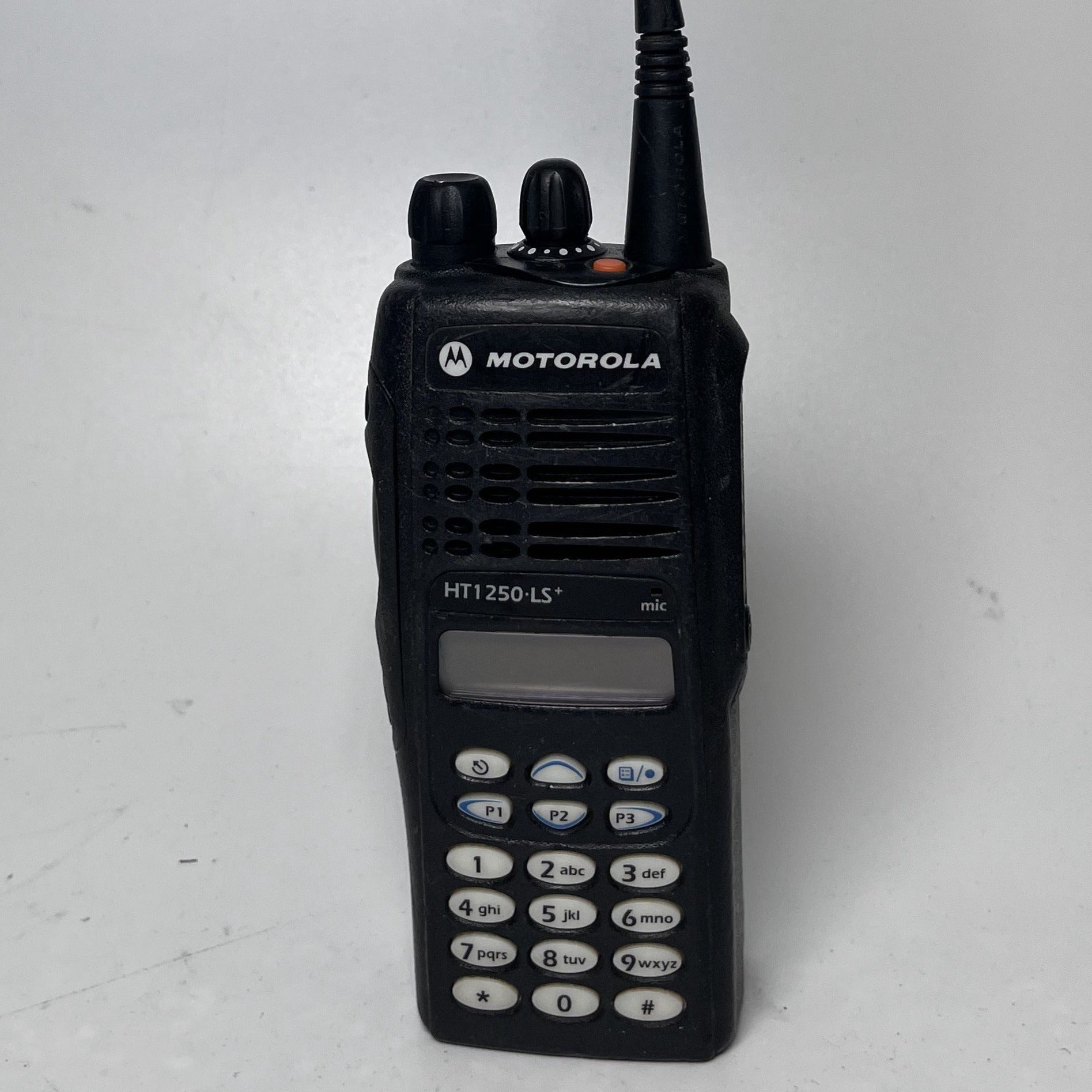 Motorola UHF HT1250LS AAH25SDH9DP9AN Model 3 Full Keypad Two-Way Radio - UHF R2 HT1250 Walkie Talkie for Construction, Security & Outdoor Communication