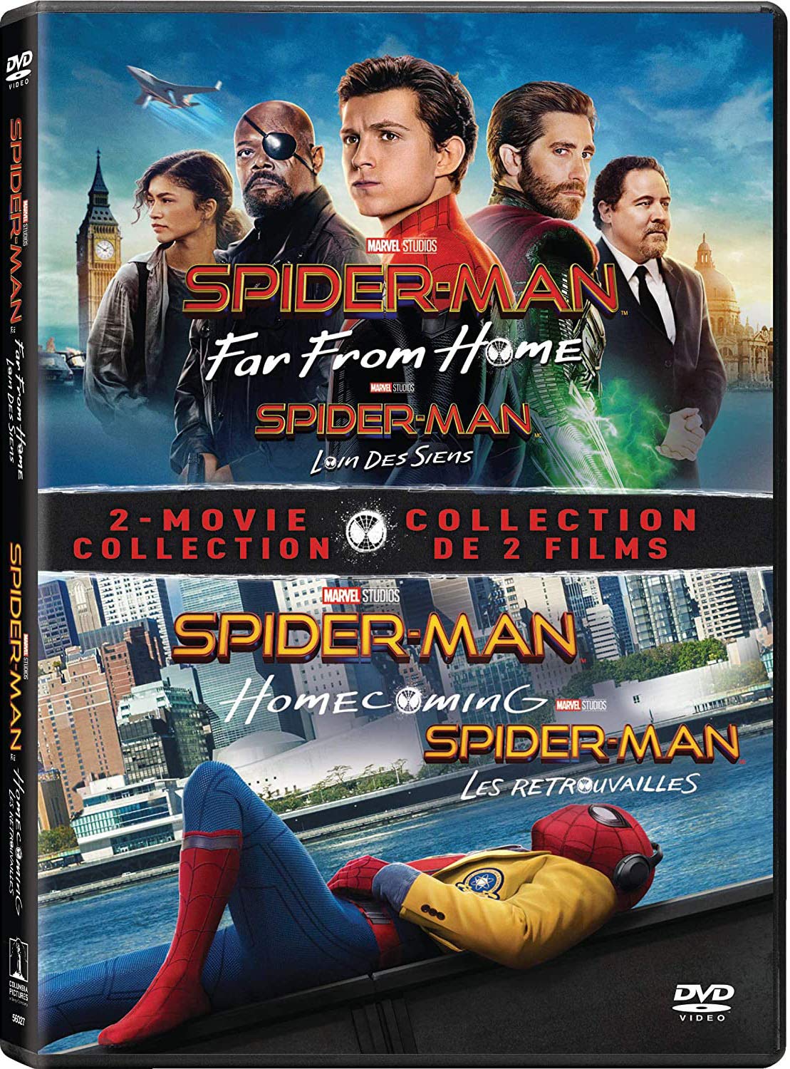 Spider-Man: Far From Home & Homecoming - 2-Movie Collection Blu-ray | Action Superhero Films for Marvel Fans | Perfect for Movie Nights & Gifts