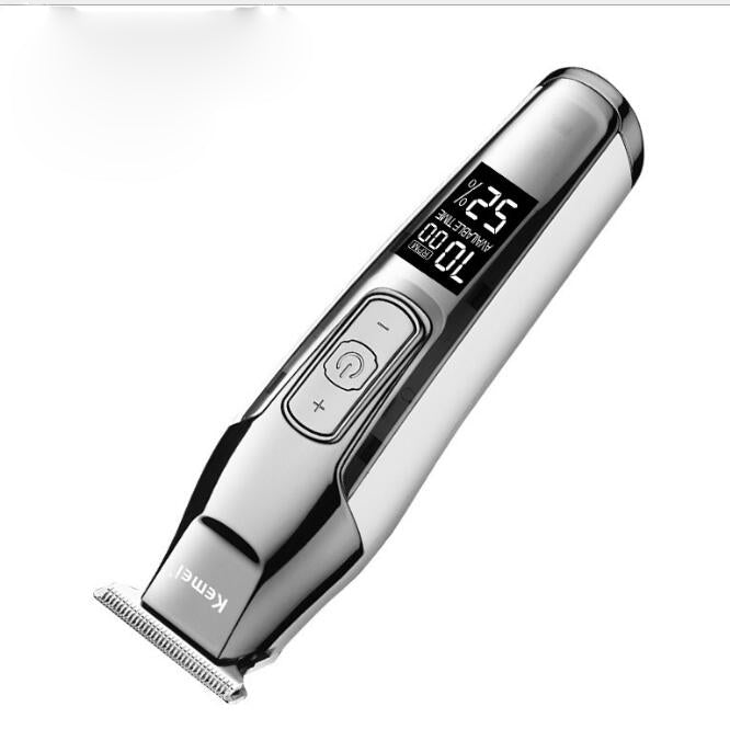 Professional Cordless Hair Clipper for Men - All Metal Electric Trimmer with 0mm to 3mm Adjustable Length for Bald & Buzz Cuts - Perfect for Home Barbering, Grooming & DIY Haircuts