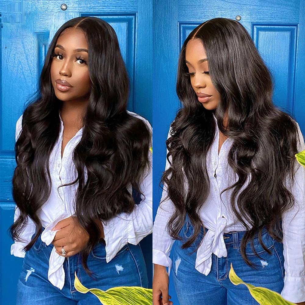 YISEA 100% Unprocessed Brazilian Virgin Human Hair Weave Extensions - 3 Bundles Body Wave (18, 20, 22 Inches) 12A Grade Natural Color Hair Extensions for Styling & Volume | Perfect for Daily Wear, Parties & Special Occasions