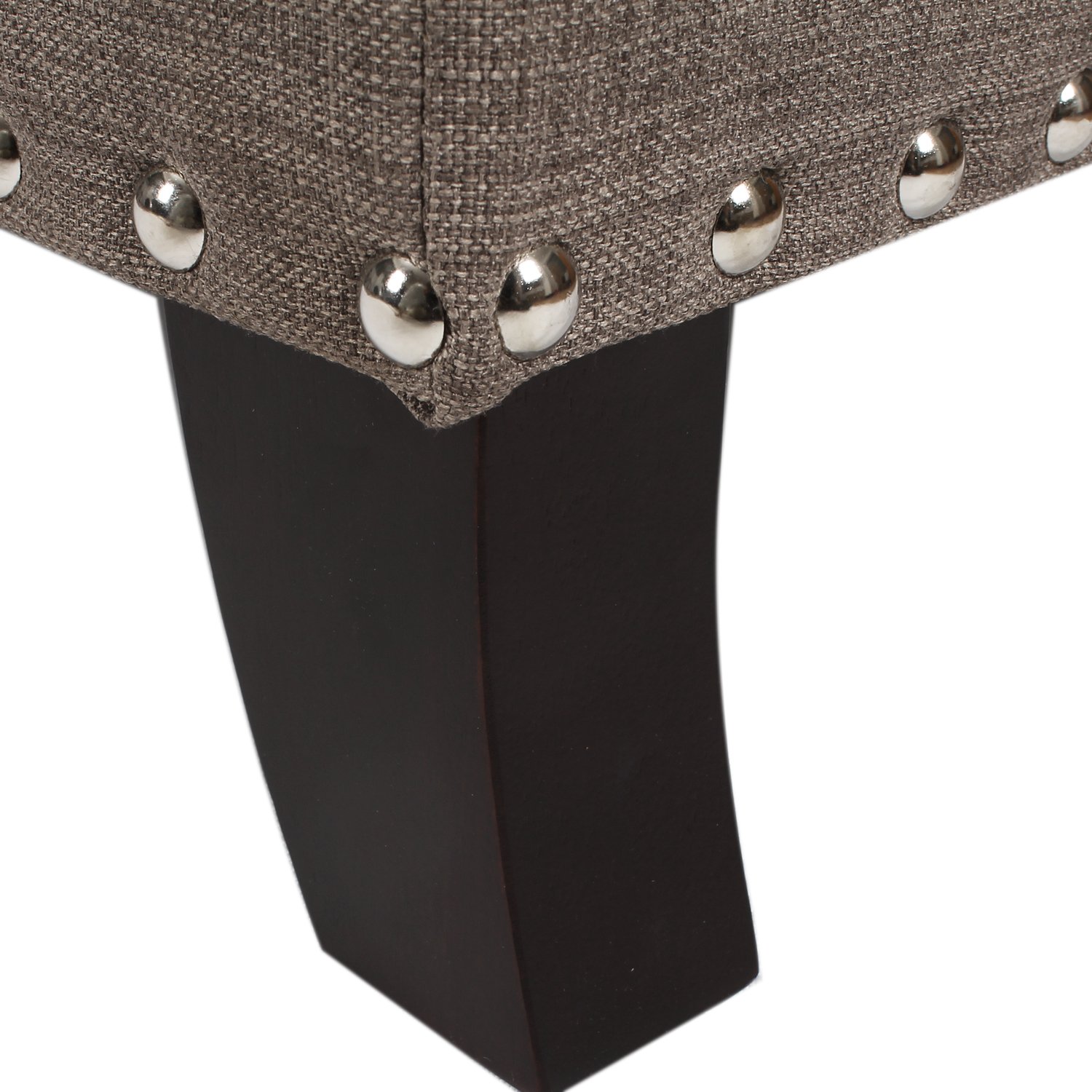 Joveco 3-Piece Storage Ottoman Bench Set - Upholstered Tufted Footrest Stool with Wood Legs, Multi-Functional Coffee Table for Living Room, Bedroom, Entryway - Dark Brown | Perfect for Extra Seating, Hidden Storage & Home Decor