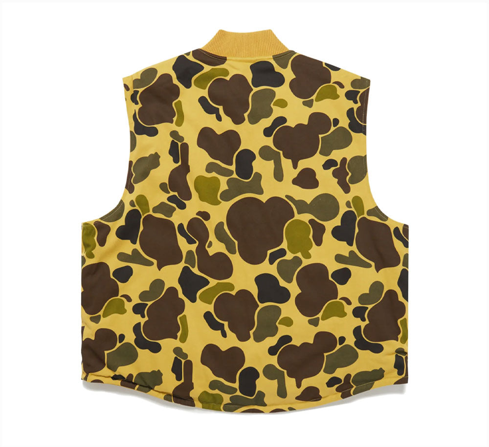 Duck Camo Hunting Vest for Men - Waterfowl Hunting Jacket with Multiple Pockets - Perfect for Outdoor Hunting, Fishing & Camping
