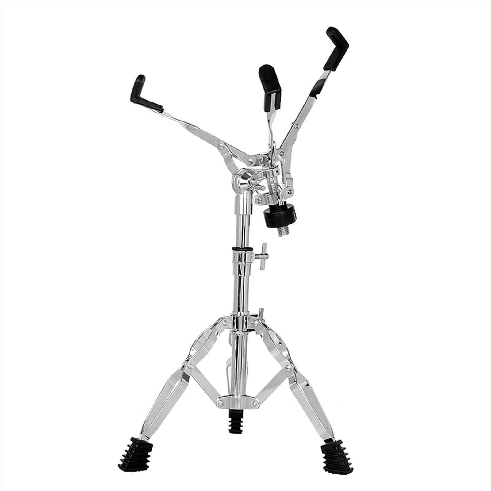 Professional Double-Leg Snare Drum Stand with Adjustable Height - Heavy Duty Drum Rack for Snare Drums - Perfect for Live Performances, Studio Recording & Drum Practice Sessions