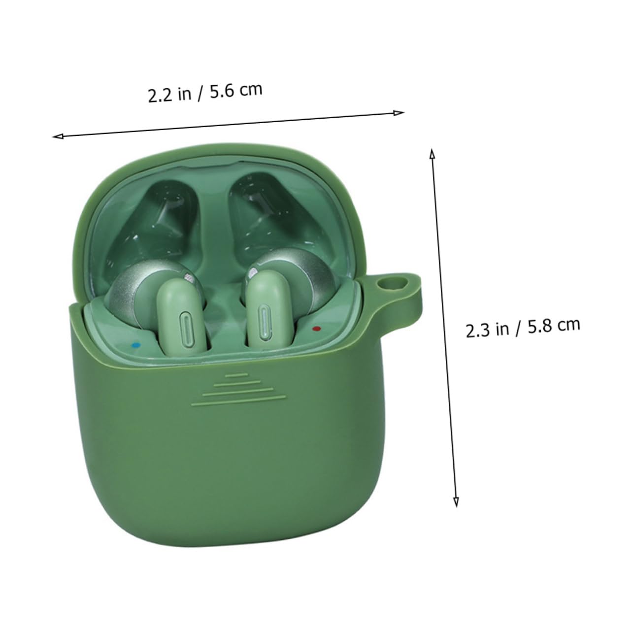 Veemoon Silicone Protective Case for Tune220TWS Wireless Earbuds - Shockproof Cover with Full Protection for AirPods Pro/Samsung Buds (Perfect for Gym, Running & Travel)