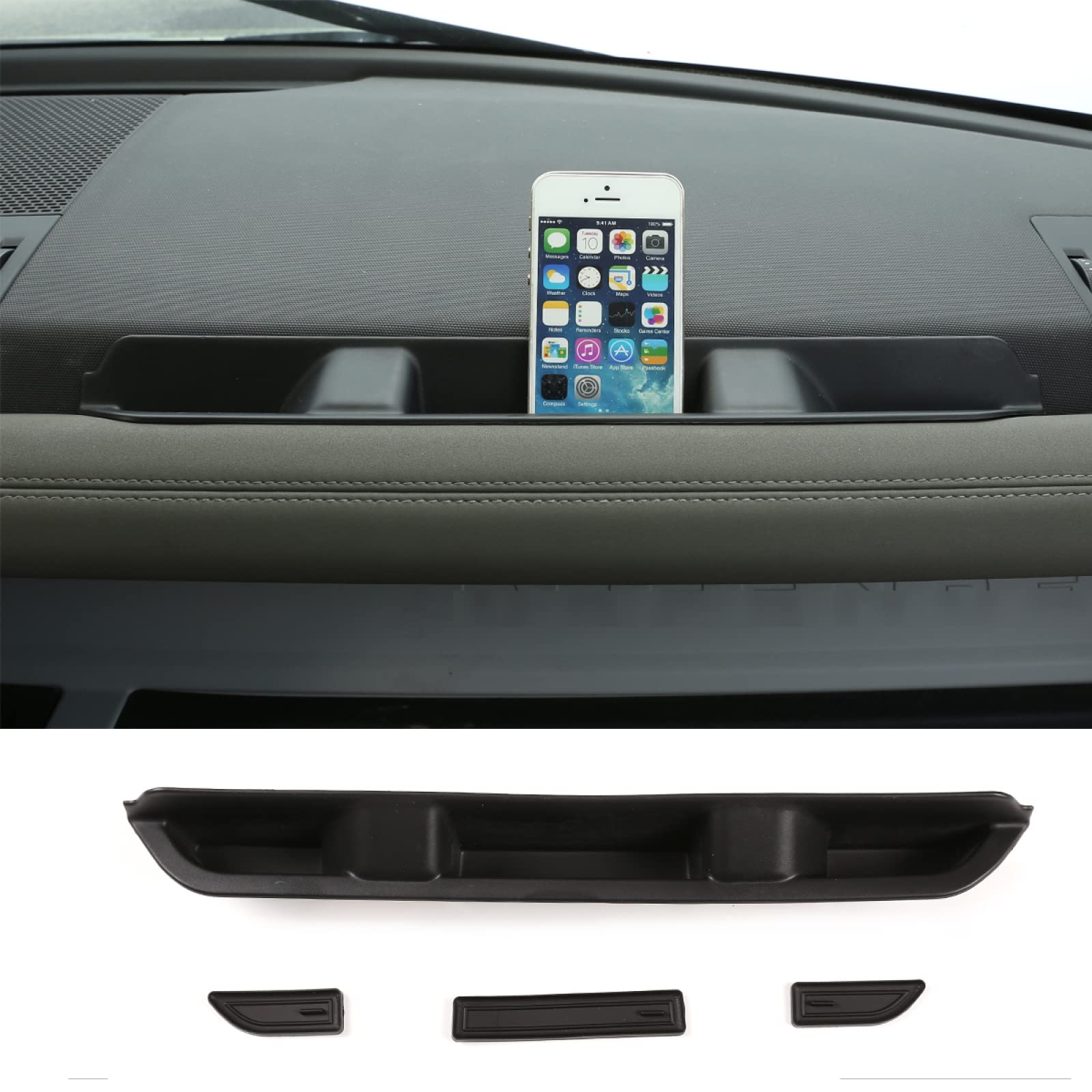 Land Rover Defender 110 2020-2022 Dashboard Storage Box - ABS Car Organizer for Sunglasses, Phone & Keys - Perfect for Road Trips & Off-Road Adventures
