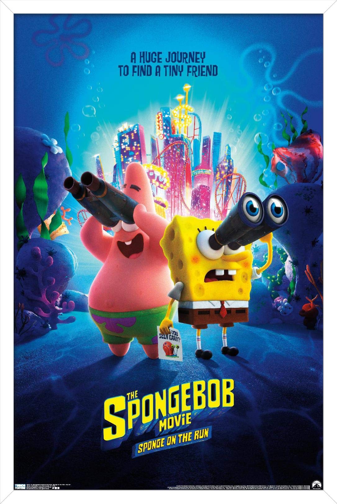 Trends International The SpongeBob Movie: Sponge On The Run - Premium Key Art Wall Poster, 22.375