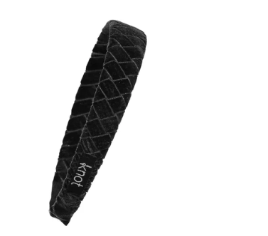 KNOT VELVET TRIM HEADBAND - Adjustable Soft Hair Band for Women & Girls - Perfect for Workouts, Yoga, and Everyday Fashion Accessory
