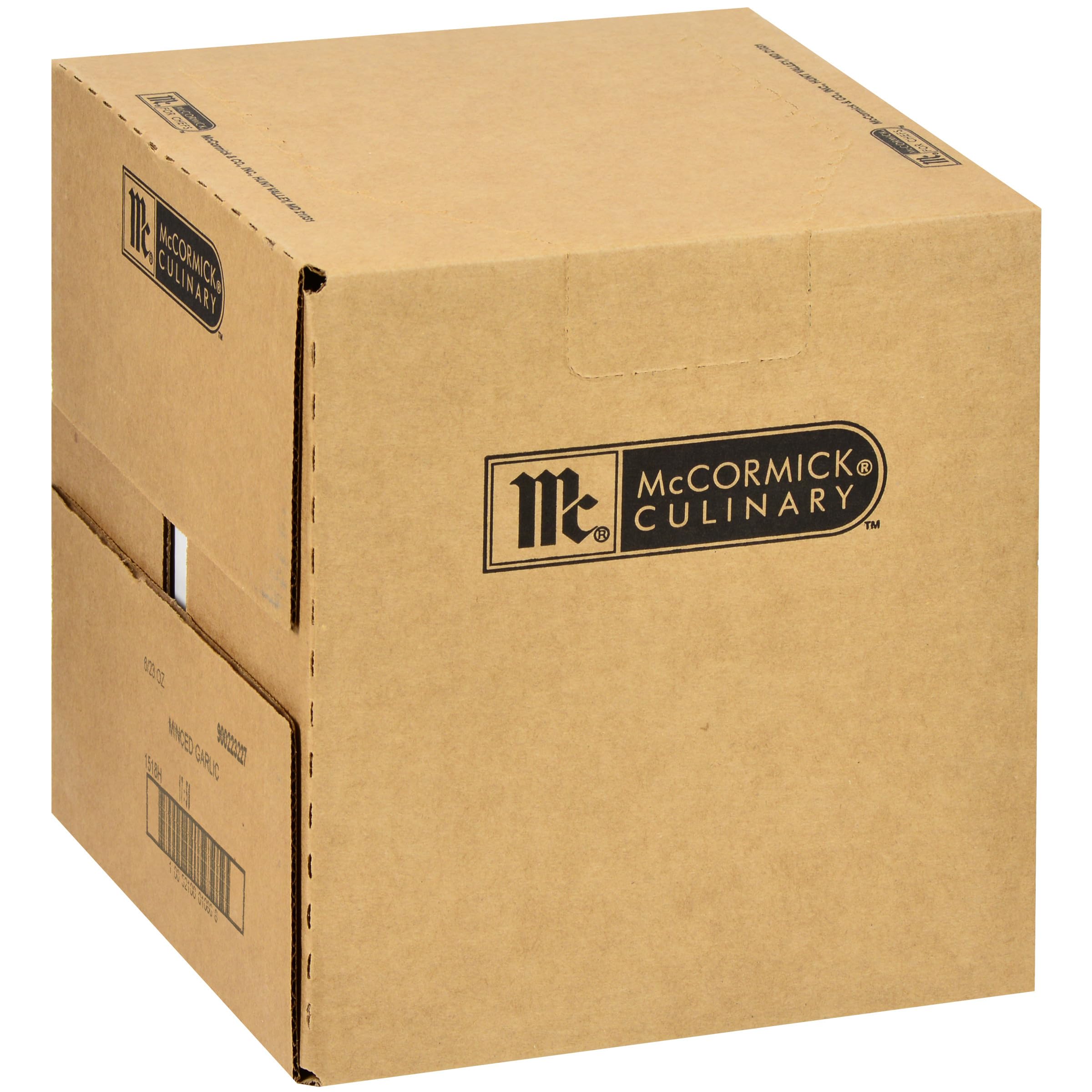 McCormick Culinary Minced Garlic, 23 oz (Pack of 6) | Fresh Flavor for Cooking, Baking & Meal Prep | Perfect for Italian Dishes, Sauces & Marinades