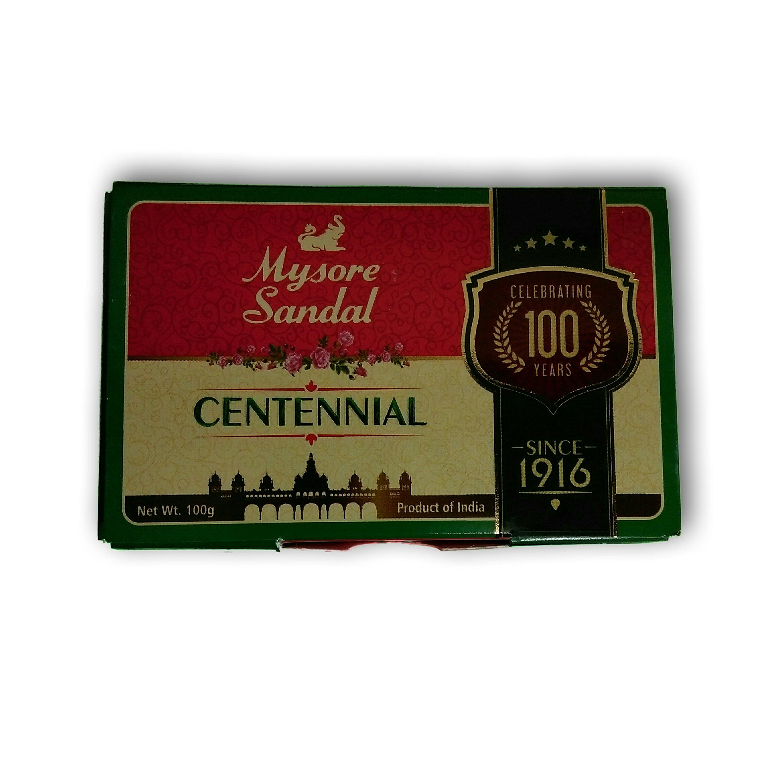 Mysore Sandalwood Oil Soap Centenary Limited Edition - 2 Pack (Sandalwood) | Luxurious Ayurvedic Bath Bar for Skin Care & Aromatherapy