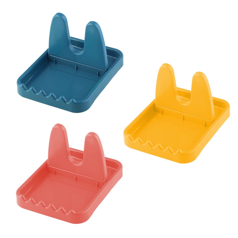 3-Piece Foldable Pot Lid Rack & Utensil Holder - Space-Saving Kitchen Organizer for Pots, Pans & Cooking Spoons - Perfect for Stovetop, Countertop & Cabinet Storage