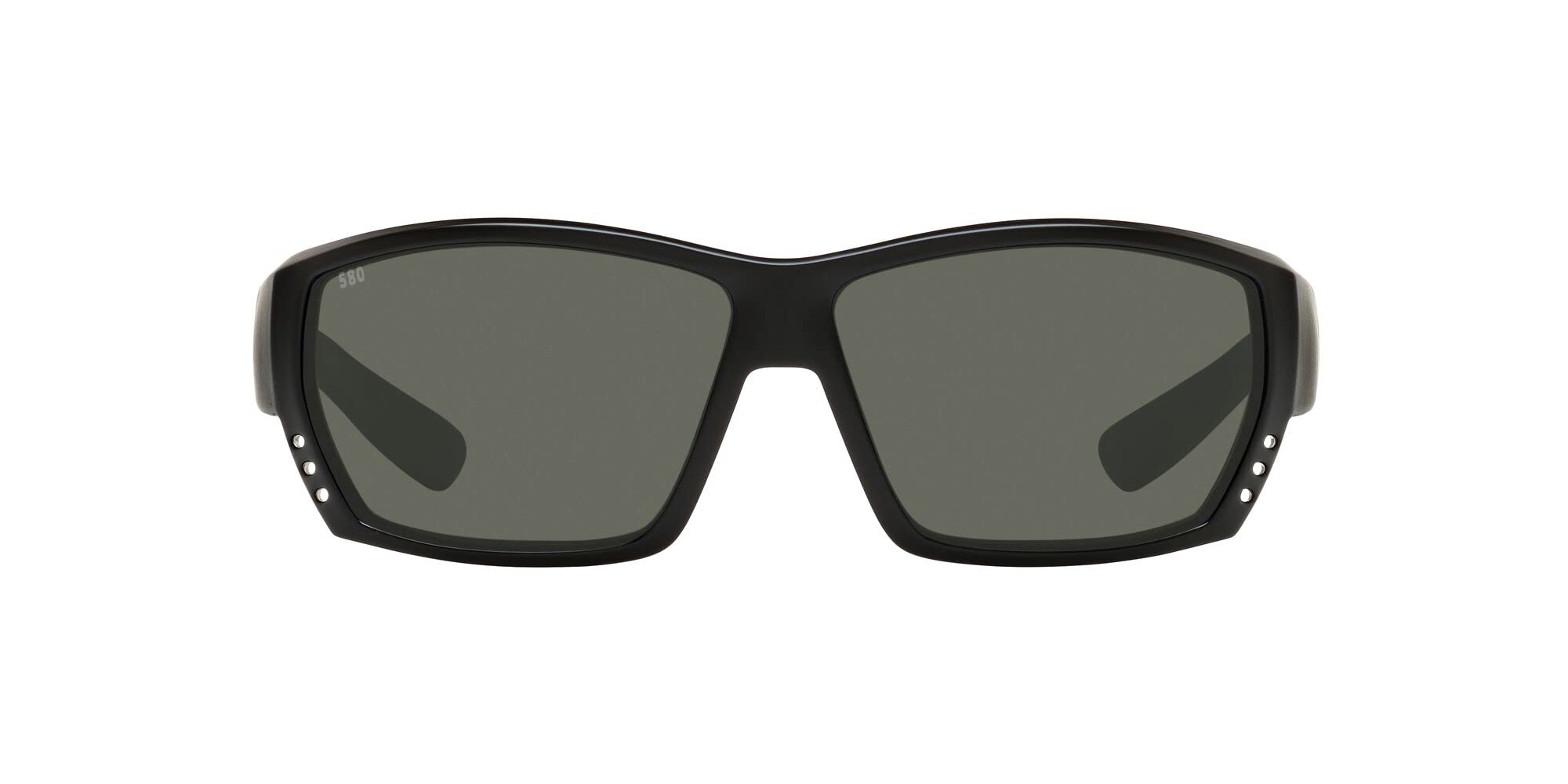 Costa Del Mar Men's Tuna Alley Low Bridge Fit Rectangular Sunglasses for Fishing, Driving & Outdoor Activities - Polarized UV Protection Aviator Style Shades