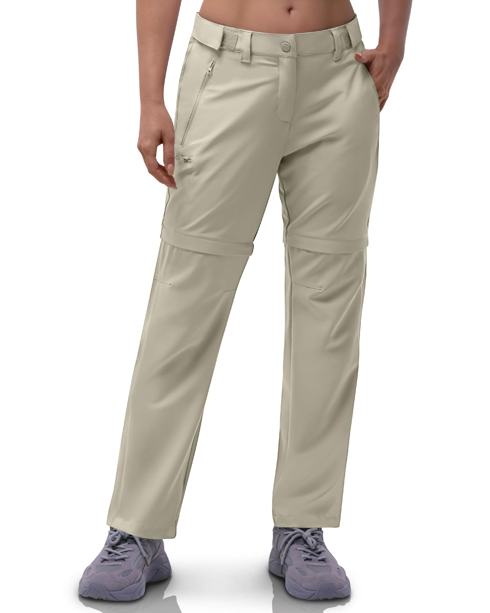 Outdoor Ventures Women's Convertible Hiking Pants - Quick Dry, Lightweight, Stretch Cargo Pants with Zip-Off Legs for Hiking, Camping & Travel | Perfect for Outdoor Adventures