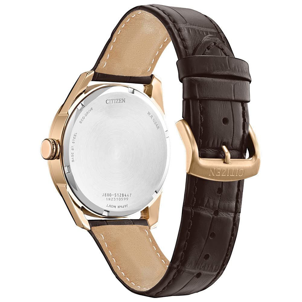 Citizen Men's Eco-Drive Stainless Steel Watch with Day-Date Display - Waterproof Dress Watch for Business & Formal Occasions