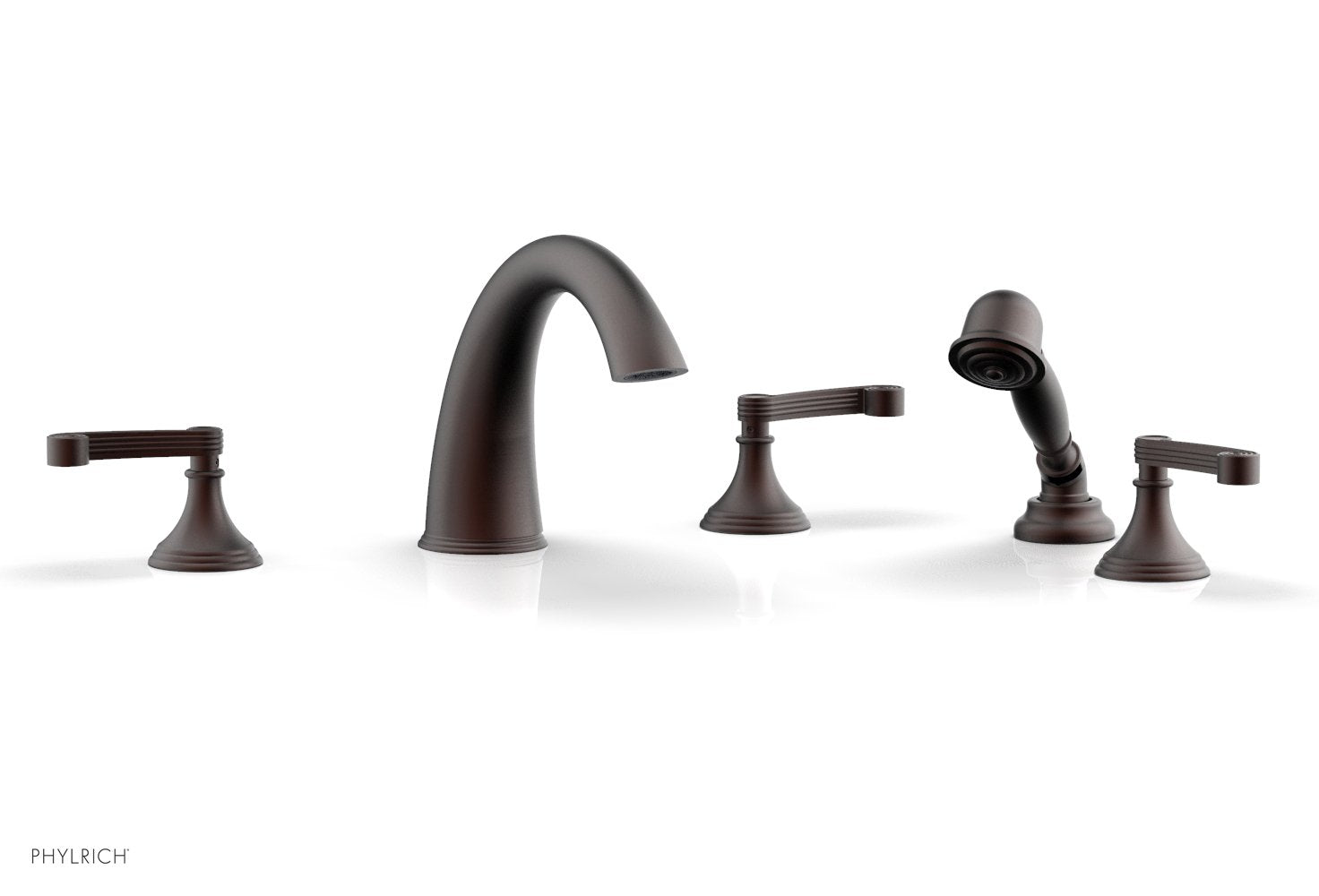 3-Ring Deck Tub Set with Hand Shower D2206E1 - Outdoor Bathing Solution for Patio, Poolside & RV Use