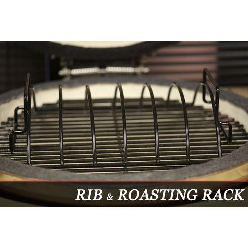 Grill Dome RRR L Rib & Roast Rack for XL & L Grill Domes - Premium BBQ Accessory for Smoking Ribs & Roasts in Outdoor Cooking