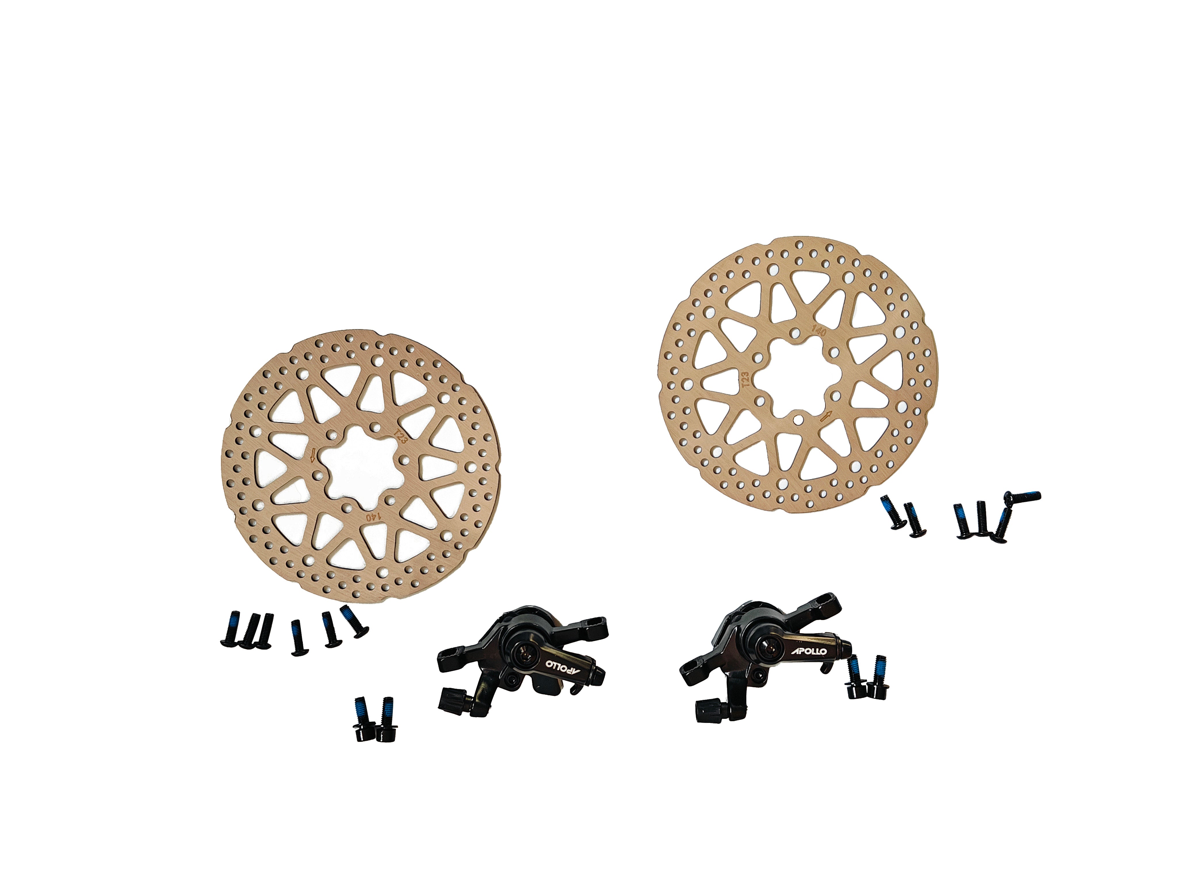 Apollo Phantom 2.0 52V Electric Scooter Disc Brake Kit with Pads Assembly - Perfect for Commuting & Urban Riding