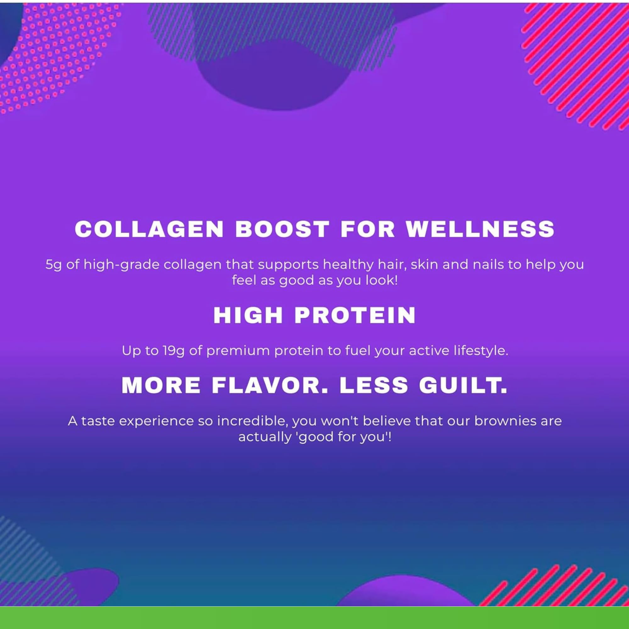 Prime Bites Protein Brownies Variety Pack - 19g High Protein, Collagen & Whey, Low Sugar, Gluten Free - 8 Count Snack Box for Fitness, Gifts & On-the-Go Energy
