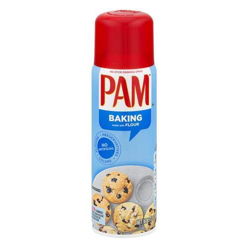 Pam Original Baking Spray with Canola Oil & Flour - Non-Stick Cooking Spray for Baking, Grilling & Frying (Pack of 20) - Perfect for Cakes, Cookies, Pans & Grill Grates