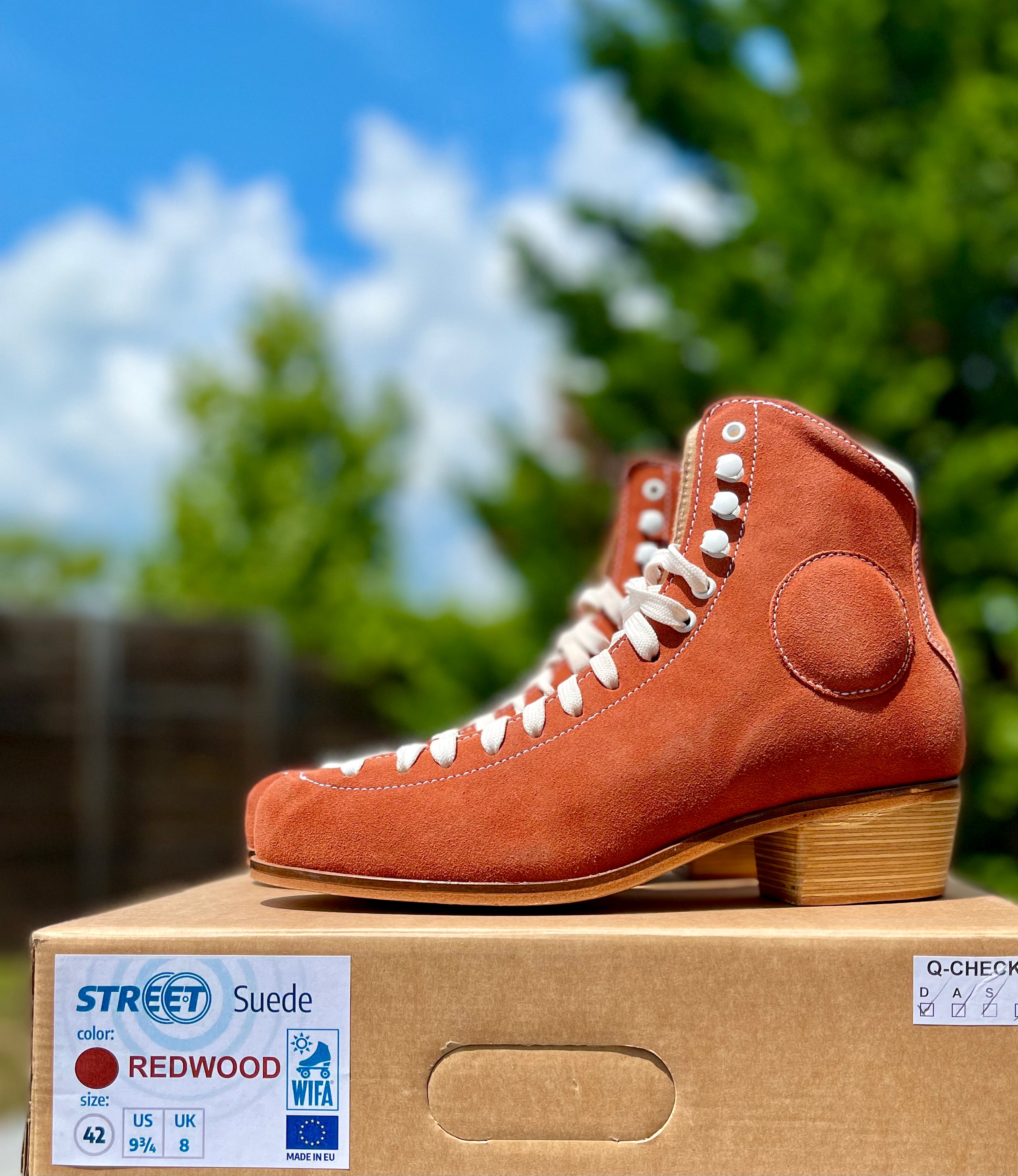WIFA Street Suede Redwood Women's Casual Sneakers - Comfortable Walking Shoes for Everyday Wear, Gym, and Travel