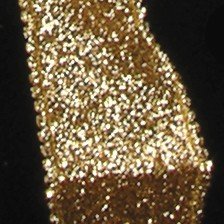 Shining Gold Beaded Broadway Wired Craft Ribbon - 6