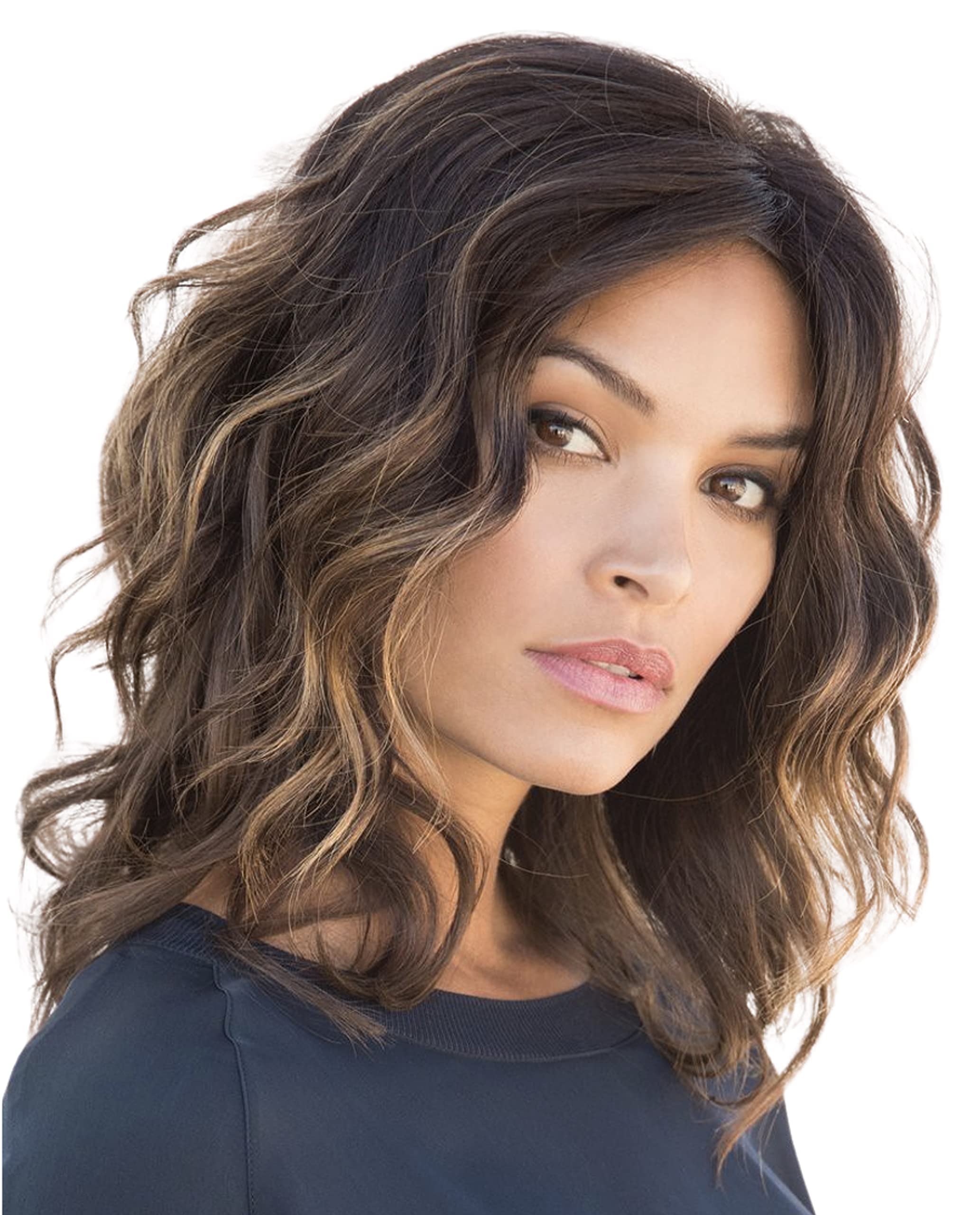 Rene of Paris EVANNA TOP PIECE 4PC Hair Extension Bundle with Topper, 4oz Mara Ray Enriched Shampoo, Wide Tooth Comb & 19-Page Guide (Rose Gold) - Perfect for Styling, Volume Boost & Hair Care