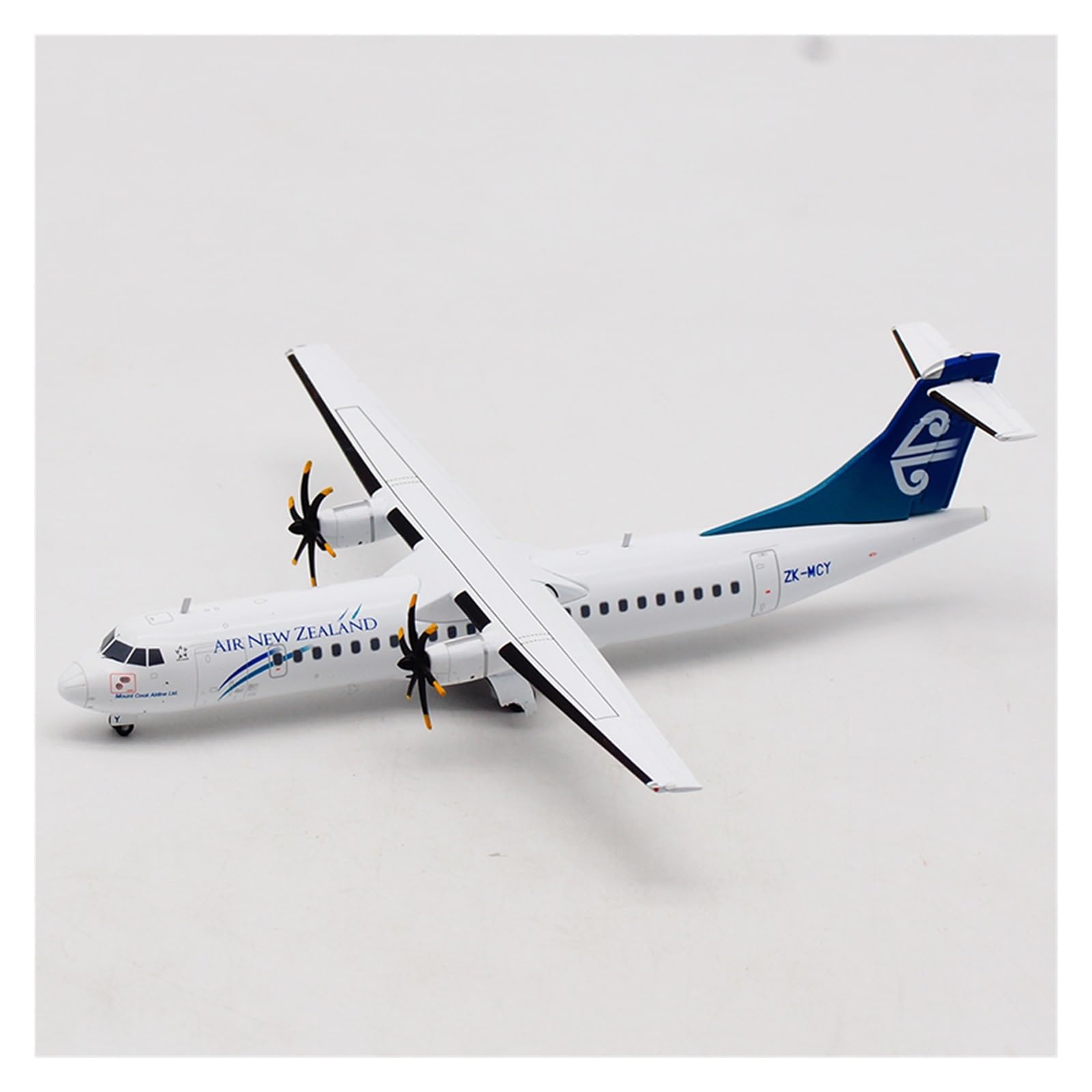 1/200 Scale ATR-72 ZK-MCY Air Zealand Airlines Decorative Aircraft Model - Collectible Display for Adults & Kids - Perfect for Home Office Decor, Aviation Enthusiast Gifts, and Toy Collections