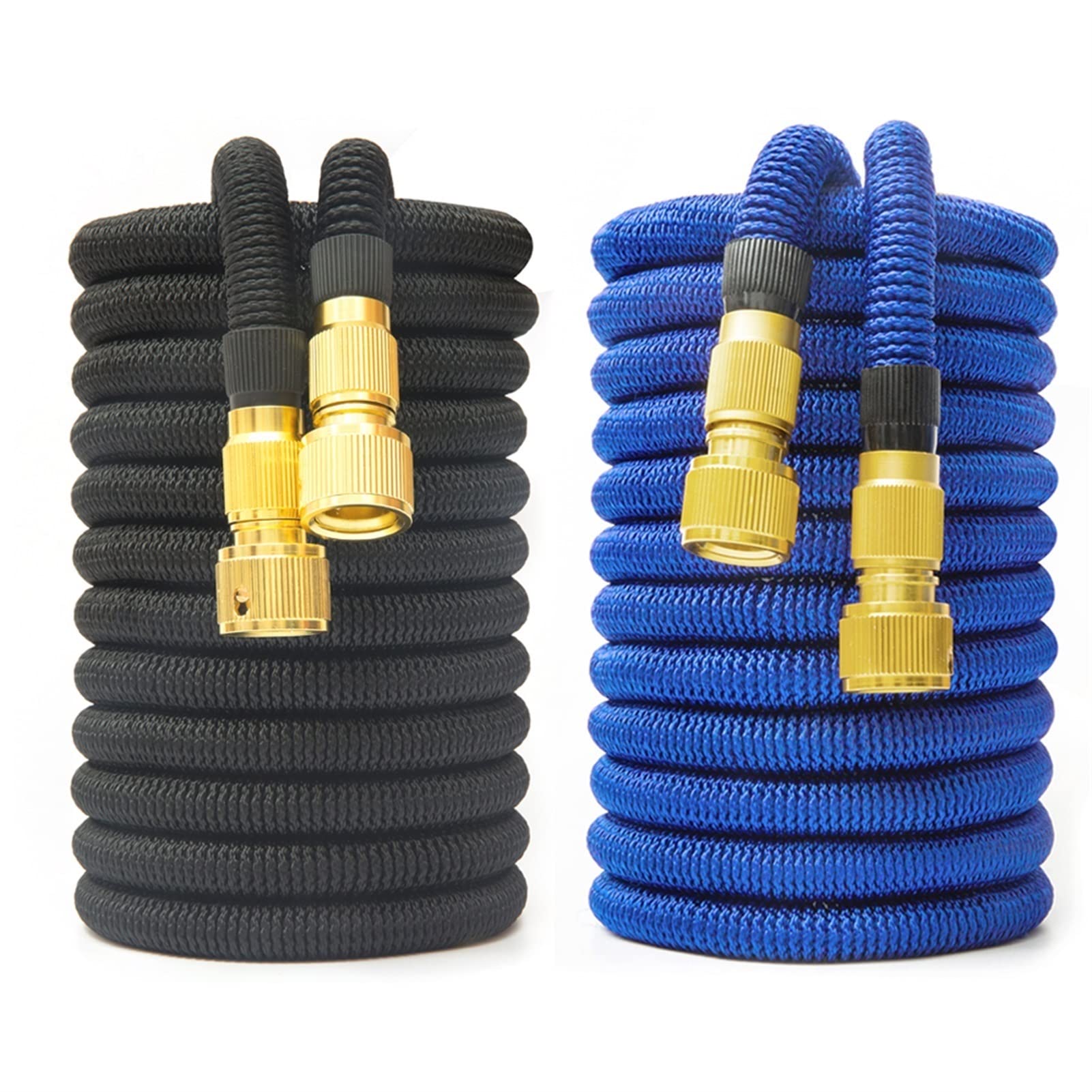 **Xiaohu Expandable Garden Hose 2-Pack - 50FT (15M) High Pressure Flexible Water Hose for Gardening, Car Washing & Outdoor Use - Lightweight & Durable Magic Hose Pipe**    *(Ideal for Watering Plants, Washing Cars, Cleaning Patios & More!)*