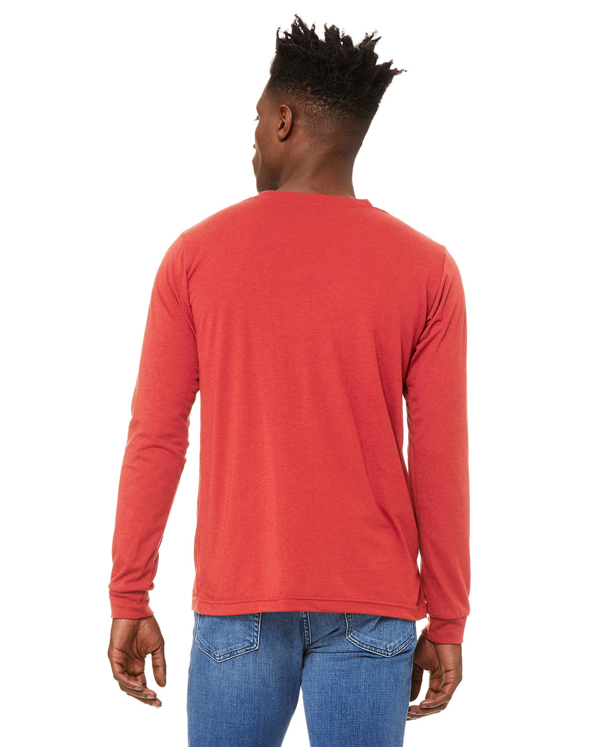 Bella + Canvas 3513 Unisex Triblend Long Sleeve T-Shirt - Soft Comfortable Crew Neck Tee for Men & Women - Perfect for Casual Wear, Layering, and Everyday Outfits