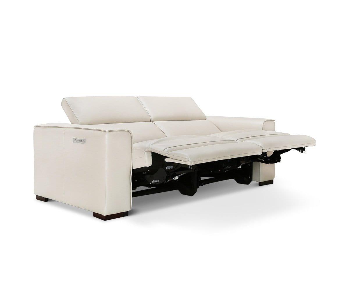 Lewen Power Motion Recliner Sofa - Electric Lift Reclining Sofa with Massage & Heat for Living Room, Home Theater & Office Relaxation