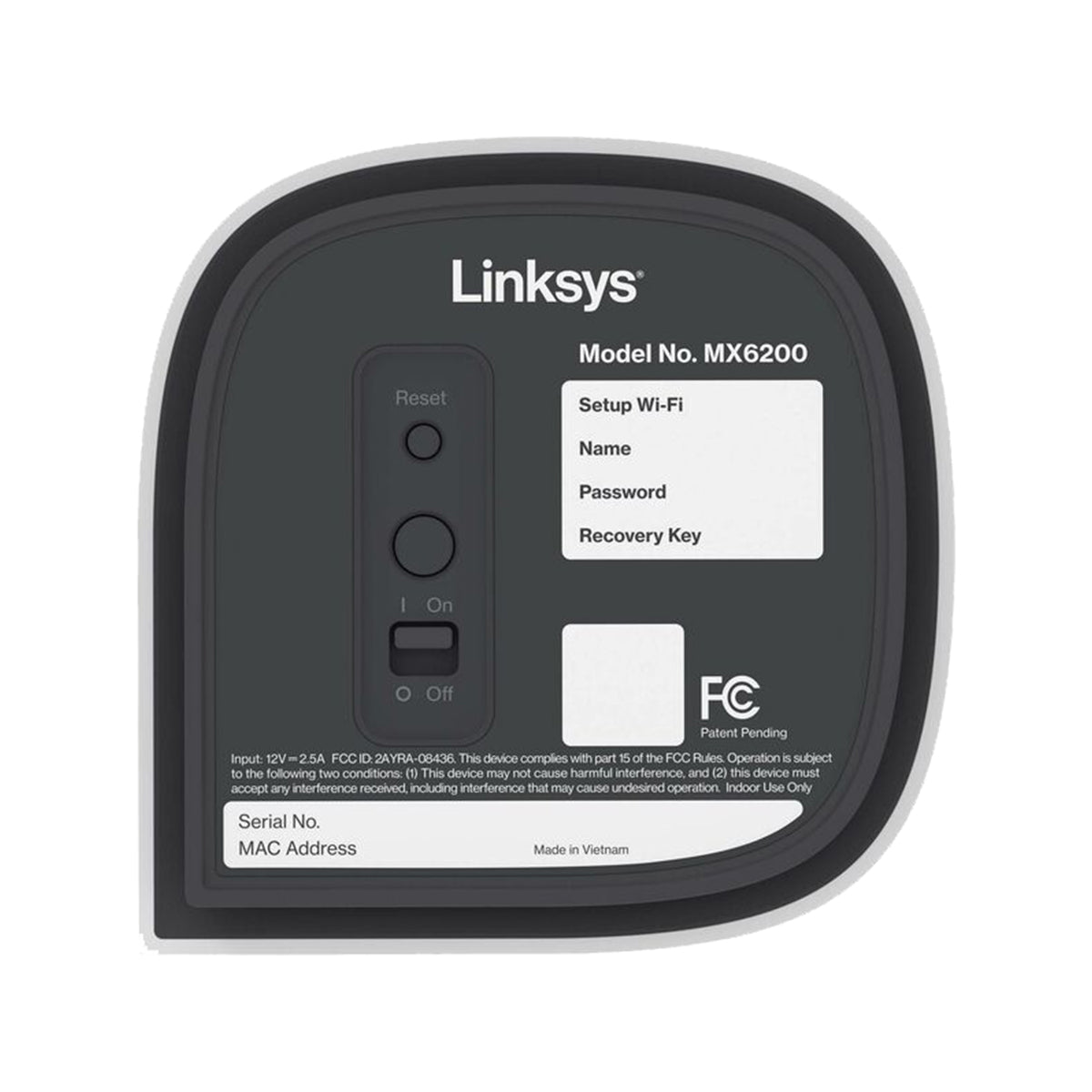Linksys Velop MX6200 AXE5400 Tri-Band Mesh WiFi 6 Router (1-Pack) - Whole Home Coverage for Streaming, Gaming & Smart Devices