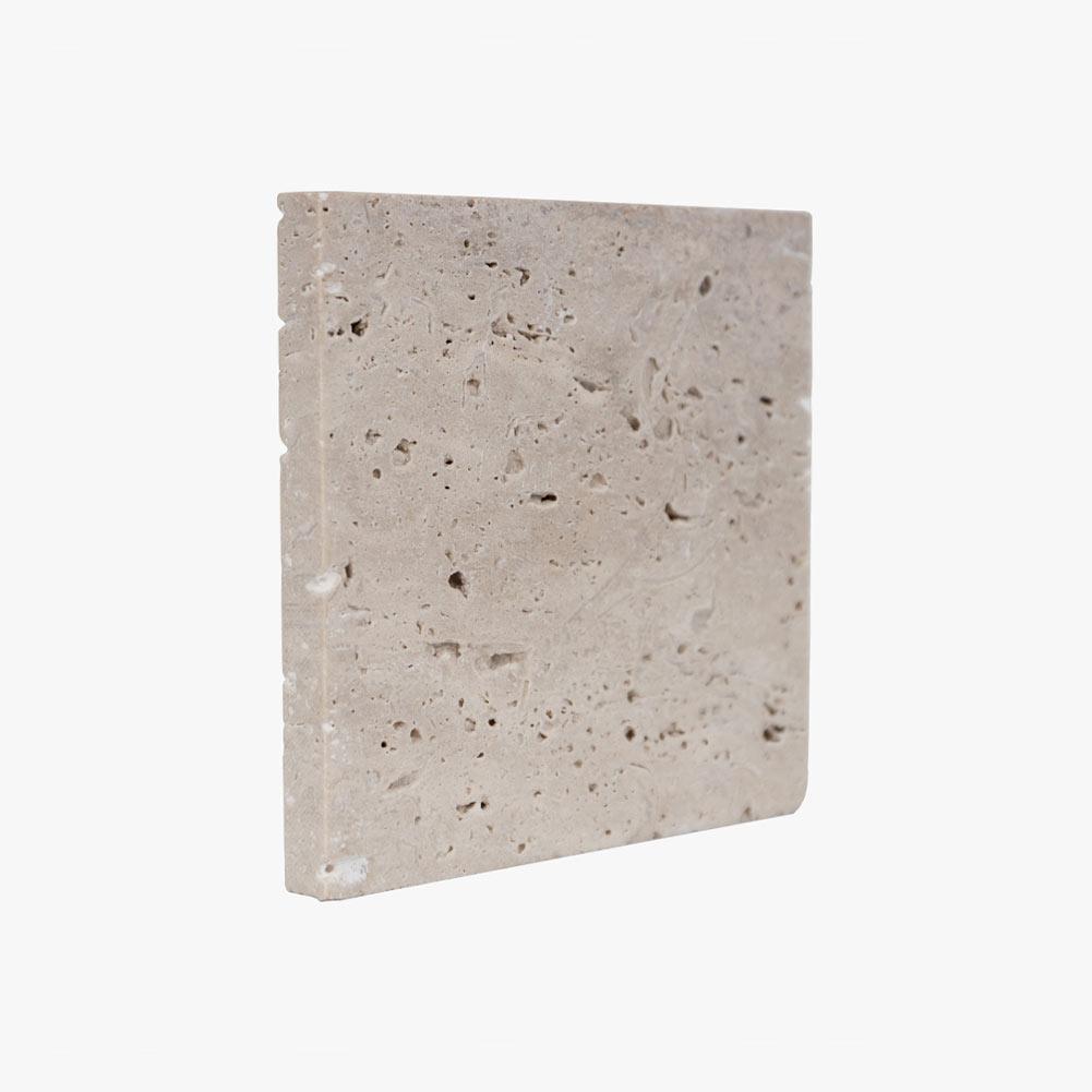 Mornington Like Stone Cream Ceramic Styling Prop - 10cm x 10cm x 1cm Thick - Perfect for Home Decor, Office Desk Accessories & DIY Craft Projects