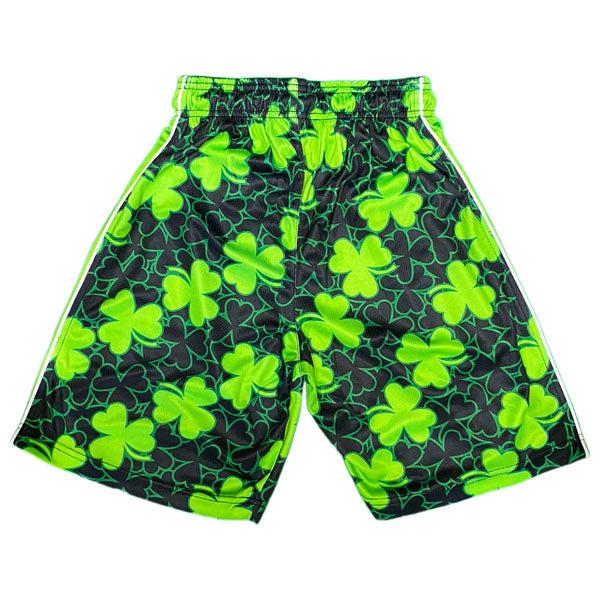 Men's Shamrock Flow Shorts - Lightweight Quick-Dry Athletic Running Shorts for Gym, Workout & Outdoor Activities